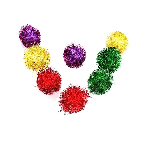 Sosoport Spielzeuge Bälle 5cm Durchmesser Lametta Bälle Buntes Katzenspielzeug Katzenspielzeug Sosoport Spielzeuge Bälle 5cm Durchmesser Lametta Bälle Buntes Katzenspielzeug Katzenspielzeug von Sosoport