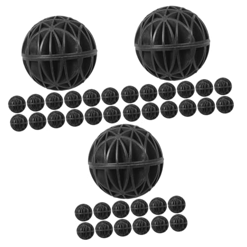 Sosoport 300 STK Teichfilter-Bio-bälle Bio-Kugeln Masse Filterbälle Für Aquarien Schwammfilter Für Aquarien Filterkugeln Für Aquarien Nd-Filter Teiche Bio-bälle Siebe Aquarium Schüttgut von Sosoport