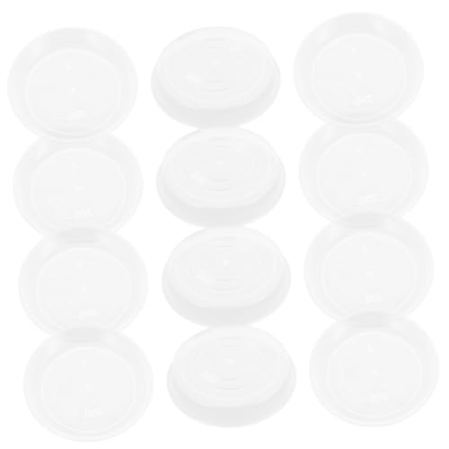 Sosoport 30st Blumentopfhalter Untersetzer Für Blumentöpfe Platte Durchnässt Teller Mit Blumentopf Gewächshaus Quadratisches Serviertablett Tablett Für Pflanzentöpfe Zu Transparent Plastik von Sosoport
