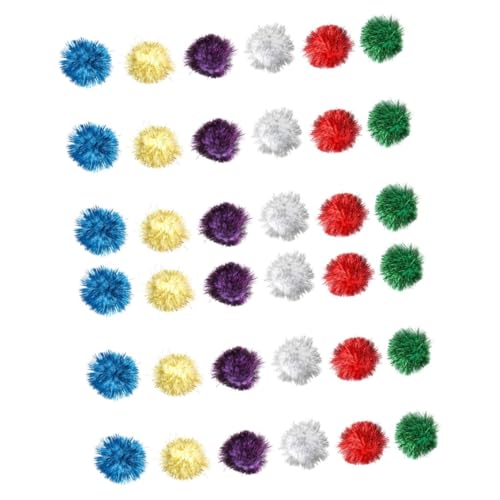 Sosoport 36stücke Teiliges Katzen-Spielzeug Aus Glitzer-bällen Interaktive Tinsel-bälle Für Katzen Farben Zufällig Für Spiel Und Entspannung Sosoport 36stücke Teiliges Katzen-Spielzeug Aus Glitzer-bällen Interaktive Tinsel-bälle Für Katzen Farben Zufällig Für Spiel Und Entspannung von Sosoport