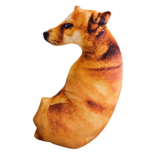 Sosoport 3D Simuliertes Hundekissen Welpenspielzeug Realistischer Hund 3D Hunde Sofakissen Für Die Couch Großes Kissen Für Babys Hundespielzeug Für Kleine Hunde Spielzeughund von Sosoport