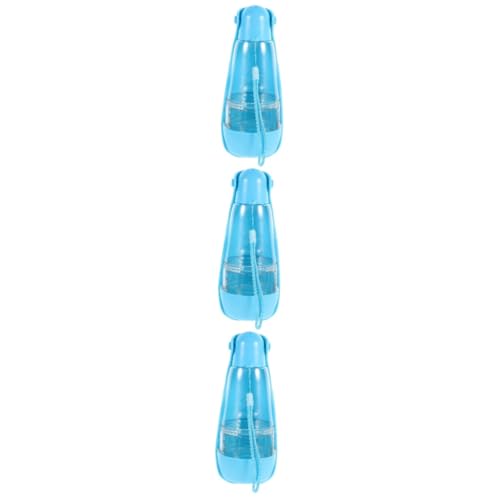 Sosoport 3St Becher für Haustiere pet Water Bottle pet Food Container wasserspender für Hunde Trinken Tiernahrungsflasche Hunde trinkflasche draussen Wasserflasche Geschirr von Sosoport