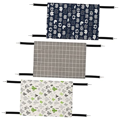Sosoport Hamsterbett-Set – 3-teilig Bequeme Chinchilla-hängematte Atmungsaktiv Meerschweinchen-zubehör Hängebett Für von Sosoport