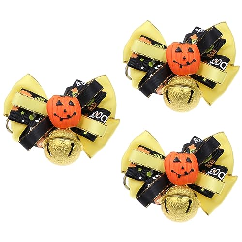 Sosoport 3St Fliege Kragen meerjungfrau Kleidung Schnellverschluss-Schnalle Welpenhalsband Halloween seidenband bändchen Ribbon Haustierzubehör Katzenhalsband Flügel Krawatte Hut von Sosoport