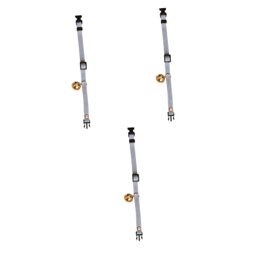 Sosoport 3St Hundehalsband Hundehalsbänder für Welpen Katze verstellbares Halsband catchring Hunde Halskette Verstellbarer PU-Kragen pet Bell necklack Kleiner Hund Katzenstreu Sosoport 3St Hundehalsband Hundehalsbänder für Welpen Katze verstellbares Halsband catchring Hunde Halskette Verstellbarer PU-Kragen pet Bell necklack Kleiner Hund Katzenstreu von Sosoport