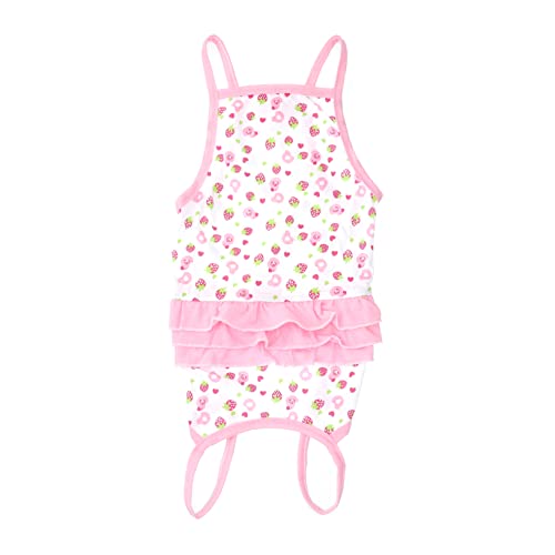 Sosoport 3st Hund Klammerrock Frühlings-Fling-Kleider Nachthemd Aus Baumwolle Pyjama Für Welpen Sommerblusen Kleid Mit Rüschen Kleid Mit Schleife Kratzbaum ädchen Niedlich Rosa Shirt Sosoport 3st Hund Klammerrock Frühlings-Fling-Kleider Nachthemd Aus Baumwolle Pyjama Für Welpen Sommerblusen Kleid Mit Rüschen Kleid Mit Schleife Kratzbaum ädchen Niedlich Rosa Shirt von Sosoport