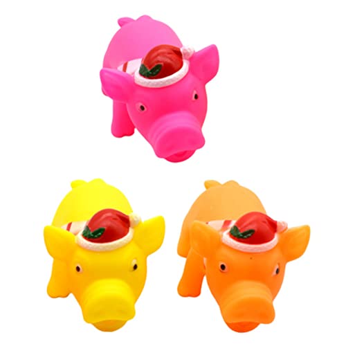 Sosoport 3stücke Teiliges Hundespielzeug Quietschendes Kauspielzeug Schweineform Robustes Farbenfrohes Spielzeug Für Aktives Spielen Und Zahnpflege Für Kleine Und Mittlere Hunde Sosoport 3stücke Teiliges Hundespielzeug Quietschendes Kauspielzeug Schweineform Robustes Farbenfrohes Spielzeug Für Aktives Spielen Und Zahnpflege Für Kleine Und Mittlere Hunde von Sosoport