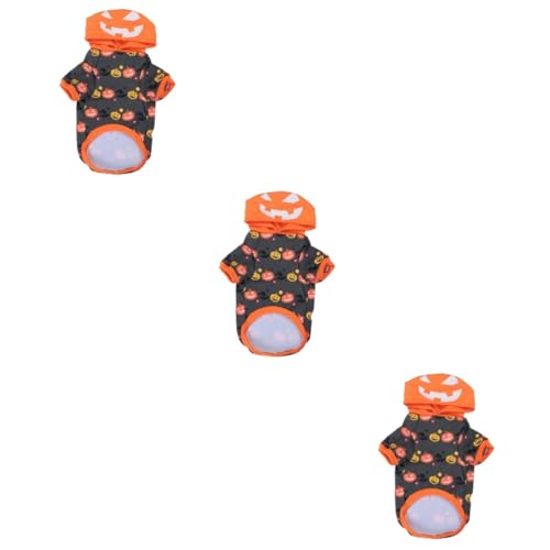 Sosoport 3stücke Pet Kostüm Kleidung Hoodie Für Halloween Lustiges Kürbis-Outfit Für Hunde Bequemes Material Für Partys Cosplay Und Festliche Anlässe Sosoport 3stücke Pet Kostüm Kleidung Hoodie Für Halloween Lustiges Kürbis-Outfit Für Hunde Bequemes Material Für Partys Cosplay Und Festliche Anlässe von Sosoport