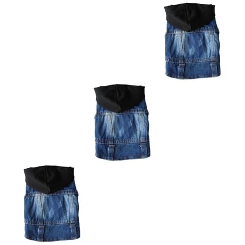 Sosoport 3St Hundebekleidung Jeansjacke Strickmützen für Hunde Jeansbluse Winterkleidung hundemantel Dog Raincoat Dog Coat Kleider Haustierkleidung Haustierzubehör mit Hut Herbstkleidung Sosoport 3St Hundebekleidung Jeansjacke Strickmützen für Hunde Jeansbluse Winterkleidung hundemantel Dog Raincoat Dog Coat Kleider Haustierkleidung Haustierzubehör mit Hut Herbstkleidung von Sosoport