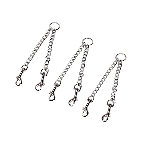 Sosoport 2-in-1-anbindekabel Für Hunde Leine Zugseil Aus Eisenkette Zum Ziehen Um 360° Drehbare Metallschnalle Bequem Zum Spazierengehen Mit Dem Haustier Sosoport 2-in-1-anbindekabel Für Hunde Leine Zugseil Aus Eisenkette Zum Ziehen Um 360° Drehbare Metallschnalle Bequem Zum Spazierengehen Mit Dem Haustier von Sosoport