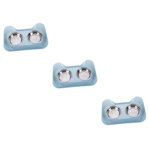 Sosoport 3-teiliges Futternapf-Set Für Haustiere Mit Großer Kapazität Edelstahl Für Hunde Und Katzen -in-eins-Design Leicht Zu Reinigen Sosoport 3-teiliges Futternapf-Set Für Haustiere Mit Großer Kapazität Edelstahl Für Hunde Und Katzen -in-eins-Design Leicht Zu Reinigen von Sosoport