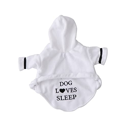 Sosoport 3St Hundepyjama Tier Pyjama Hunde Bademantel Hunde bademäntel Tier Schlafanzug Hunde-Bademantel Hundetrockentuch Kapuzenhandtücher Hundebad welpen Bademantel Badetuch für Haustiere von Sosoport
