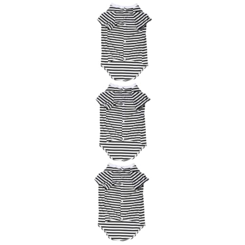Sosoport 3st Hundekleidung Haustier -weißes Hundeshirt Hundeweste Samojeden Kleidung Großes Hundeshirt Hundet-Shirt Übergroßer Hund Partykleidung Für Hunde Meerschweinchen Sommer von Sosoport
