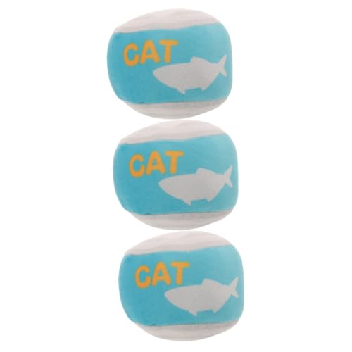 Sosoport 3 Stücke Katze Spielzeug Kauen Seile Spielzeug Mit Glocke Plüsch Katze Spielzeug Kätzchen Aktivität Spielzeug von Sosoport
