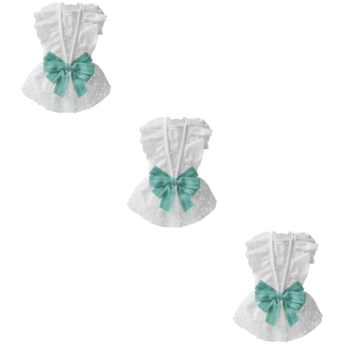 Sosoport 3-teiliges Kleid Mit Schleife Für Hunde Hundekleidung Modisches Schleifendesign Haustierkostüm Für Geburtstag Hochzeit Sosoport 3-teiliges Kleid Mit Schleife Für Hunde Hundekleidung Modisches Schleifendesign Haustierkostüm Für Geburtstag Hochzeit von Sosoport