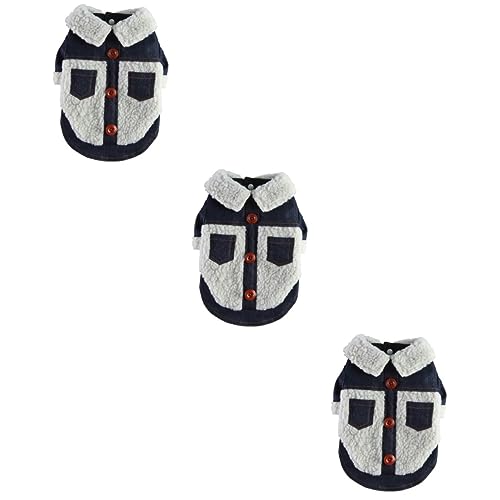 Sosoport 3-teiliger Mantel Für Hunde Warmhaltende Hundekleidung Stilvolle Hundejacke Winddichte Hundekleidung Haustier-hundekostüm Sosoport 3-teiliger Mantel Für Hunde Warmhaltende Hundekleidung Stilvolle Hundejacke Winddichte Hundekleidung Haustier-hundekostüm von Sosoport