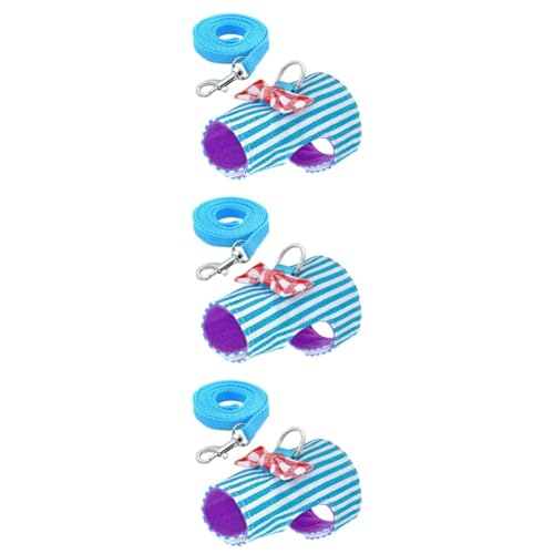 Sosoport 3 Stücke Niedlichen Design Haustier Mit Leine Atmungsaktive Mesh Weste Für Tiere Für Hamster Sosoport 3 Stücke Niedlichen Design Haustier Mit Leine Atmungsaktive Mesh Weste Für Tiere Für Hamster von Sosoport