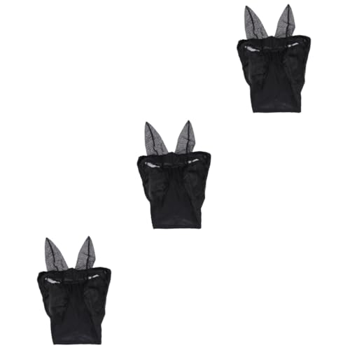 Sosoport Schutzmaske 3St Kopfschutzmaske Pferdefliege Pferdekopfmaske Pferdekopf-Mesh-Maske Masken Pferdemaske Horse mask Mückenschutzmaske Pferdekopf Mesh Gesichtsmaske Maske von Sosoport