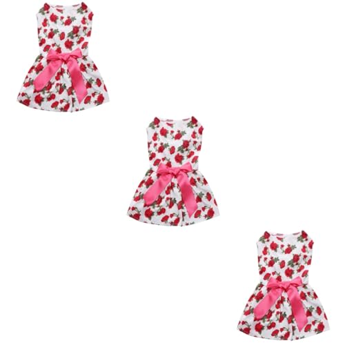 Sosoport 3St Sommerhemden ädchenhemden ädchen-Shirt Sommeroutfits für ädchen Spitzenhemd Spitzenkleider Sommerkleider Sommerkleid für Hunde ärmelloser Welpenrock Kleidung Hündchen Sosoport 3St Sommerhemden ädchenhemden ädchen-Shirt Sommeroutfits für ädchen Spitzenhemd Spitzenkleider Sommerkleider Sommerkleid für Hunde ärmelloser Welpenrock Kleidung Hündchen von Sosoport