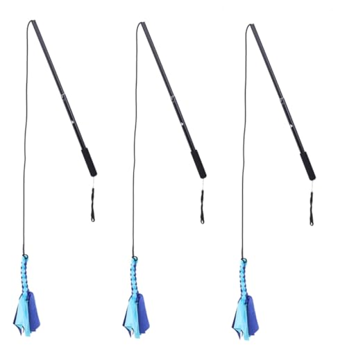 Sosoport 3 Stücke Hund Teaser Stick Erweiterbar Flirt Pole Pet Teaser Pole Für Spielzeug Interaktive Hund Sosoport 3 Stücke Hund Teaser Stick Erweiterbar Flirt Pole Pet Teaser Pole Für Spielzeug Interaktive Hund von Sosoport