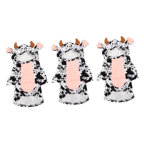 Sosoport 3stücke Kawaii Kuh Kostüm Für Haustiere Lustige Hundekleidung Im Kreativen Design Für Hunde Und Katzen Einfach Anzuziehen Aus Leichtem Und Weichem Material Für Cosplay Und Sosoport 3stücke Kawaii Kuh Kostüm Für Haustiere Lustige Hundekleidung Im Kreativen Design Für Hunde Und Katzen Einfach Anzuziehen Aus Leichtem Und Weichem Material Für Cosplay Und von Sosoport
