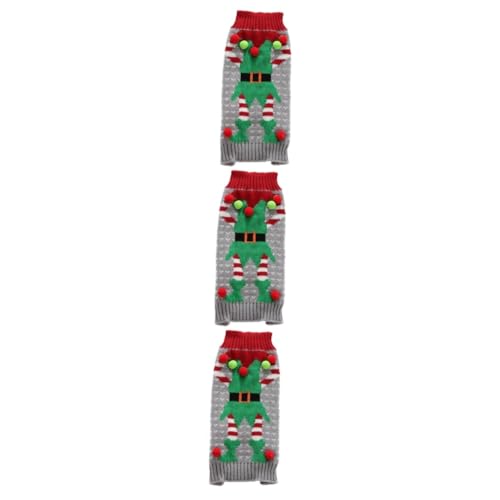 Sosoport 3St Hundepullover Party-Hundetuch Cosplay-Kleid hundewintermantel Weihnachtskostü für Hunde Haustier Kleider Welpenkleidung Hundekleidung mittlerer Hund Weihnachtstuch Pyjama Sosoport 3St Hundepullover Party-Hundetuch Cosplay-Kleid hundewintermantel Weihnachtskostü für Hunde Haustier Kleider Welpenkleidung Hundekleidung mittlerer Hund Weihnachtstuch Pyjama von Sosoport