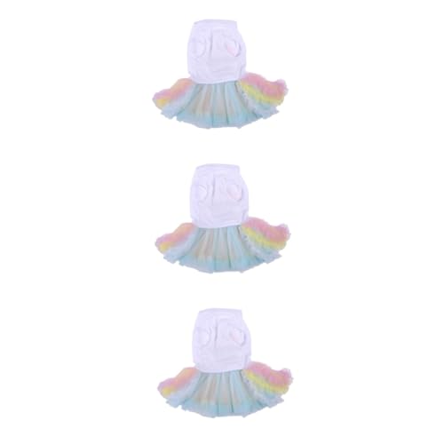 Sosoport 3St Welpenrock hundekleidung hundebekleidung Hunde anziehsachen ädchen Kleider Sommerkleider für ädchen lumae Kleidung für Haustiere Sommerrock für Welpen der Hund Cupcake-Kleid von Sosoport