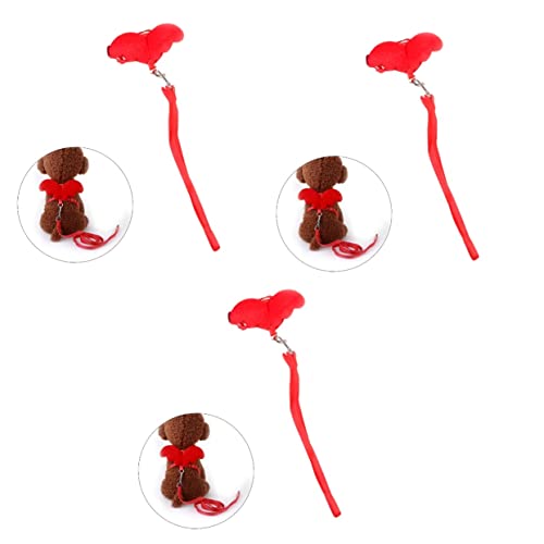 Sosoport 3St pet Supplies haustierbedarf fotokissen Photo phito Brustgeschirr für Haustiere Geschirr mit Leine i-förmige Leinen Brustgurt für Haustiere Haustier Geschirr die Katze Seil rot Sosoport 3St pet Supplies haustierbedarf fotokissen Photo phito Brustgeschirr für Haustiere Geschirr mit Leine i-förmige Leinen Brustgurt für Haustiere Haustier Geschirr die Katze Seil rot von Sosoport