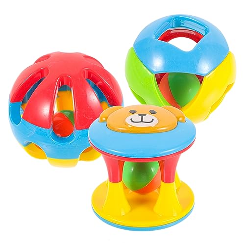 Sosoport 3stücke Papagei Beißring Ball Spielzeug Für Papageien Vogel Kauen Kauspielzeug Papagei Käfig Zubehör Für Nymphensittich Sittich Parrotlet von Sosoport