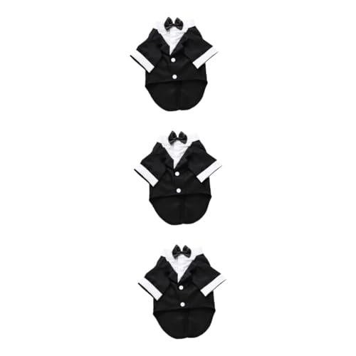 Sosoport 3stücke Hundekleidung Anzug Mit Fliege Für Besondere Anlässe Elegantes Outfit Für Hochzeiten Partys Und Feiertage XL Bequemes Material Stilvolles Design Für Ihren Liebling Sosoport 3stücke Hundekleidung Anzug Mit Fliege Für Besondere Anlässe Elegantes Outfit Für Hochzeiten Partys Und Feiertage XL Bequemes Material Stilvolles Design Für Ihren Liebling von Sosoport