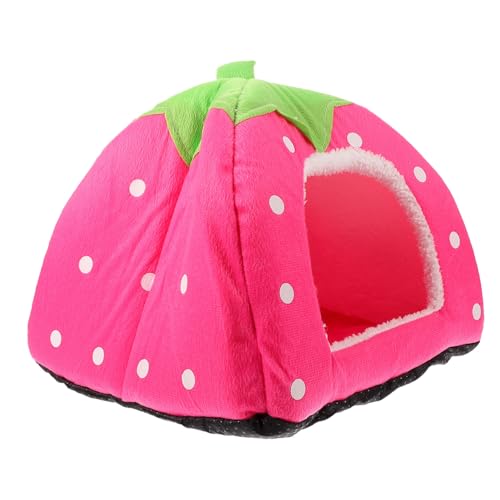 Sosoport 3 Stück Haustierbett Kuppelzelt Haustierzelt Haustiergeschenke Haustier Tipi Plüsch Haustierbett Baumwolle Haustierbett Abnehmbare Haustierprodukte Erdbeernest Abnehmbares Sosoport 3 Stück Haustierbett Kuppelzelt Haustierzelt Haustiergeschenke Haustier Tipi Plüsch Haustierbett Baumwolle Haustierbett Abnehmbare Haustierprodukte Erdbeernest Abnehmbares von Sosoport