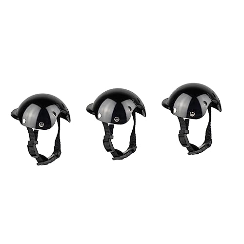 Sosoport 3 Stücke Hund Helm Pet Liefert Regendicht Sonnenschutz Für Welpen von Sosoport