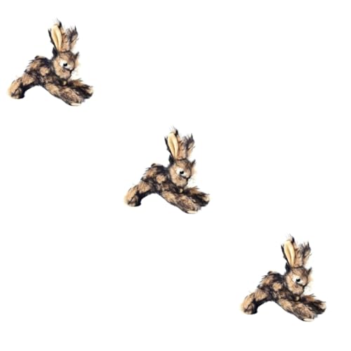 Sosoport 3St Sound-Spielzeug für Haustiere plüsch -Plüsch pet Mate pet Supplies Plüschtier Spielzeuge Kauspielzeug für Hunde Haustier quietschendes Spielzeug behaart Hase von Sosoport