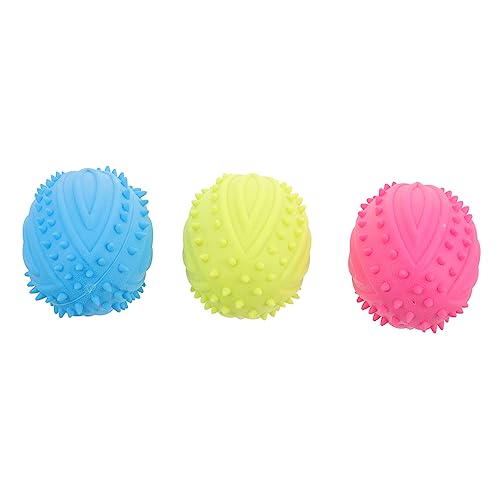 Sosoport 3st Haustier Spielzeug Kauspielzeug Für Welpen Kleine Bälle Für Hunde Beißspielzeug Für Welpen Kleines Hundespielzeug Hundebälle Welpenspielzeug Golden Retriever Kleiner Hund von Sosoport