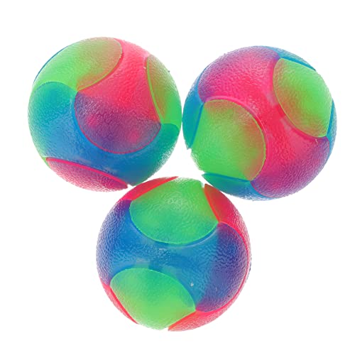 Sosoport Haustierbälle mit Soundknoten Kaubälle für Hunde Blinkendes Spielzeug 3 Stück Tennisform für Die Mundgesundheit Von Hunden Sosoport Haustierbälle mit Soundknoten Kaubälle für Hunde Blinkendes Spielzeug 3 Stück Tennisform für Die Mundgesundheit Von Hunden von Sosoport