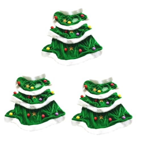 Sosoport 3st Haustierkleid Für Party Weihnachtskleidung Für Haustiere Weihnachtswelpenumhang Hundeweihnachtsfeierbevorzugung Weihnachtskostü Für Hunde Pilz-Aquarium- Winter Mantel Sosoport 3st Haustierkleid Für Party Weihnachtskleidung Für Haustiere Weihnachtswelpenumhang Hundeweihnachtsfeierbevorzugung Weihnachtskostü Für Hunde Pilz-Aquarium- Winter Mantel von Sosoport