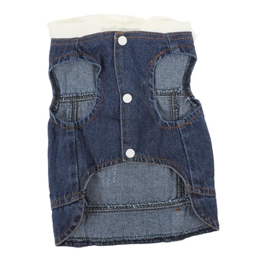 Sosoport 3 Stücke Denim Jacke Haustier Weste Für Hunde Katzen Gestrickte Hut Frühling Herbst Bekleidung Größe Sosoport 3 Stücke Denim Jacke Haustier Weste Für Hunde Katzen Gestrickte Hut Frühling Herbst Bekleidung Größe von Sosoport