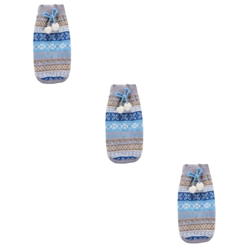 Sosoport 3st Haustierzubehör Weihnachtspullover Für Haustiere Hunde-Outfits Hunde Kleider Für Den Winter Hundeweihnachtskostümkleidung Warm Halten Mantel Sosoport 3st Haustierzubehör Weihnachtspullover Für Haustiere Hunde-Outfits Hunde Kleider Für Den Winter Hundeweihnachtskostümkleidung Warm Halten Mantel von Sosoport