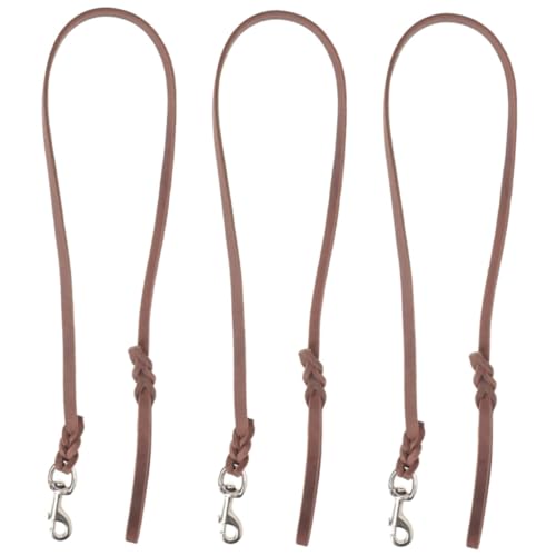 Sosoport 3St Hundeleine hundegurt hundelaufband Dog Lead Laufseil für Katzen tragbare Leine Welpe Haustierleine Zugseil für Haustiere Hündchen Gürtel mit dem Hund spazieren gehen Rindsleder Sosoport 3St Hundeleine hundegurt hundelaufband Dog Lead Laufseil für Katzen tragbare Leine Welpe Haustierleine Zugseil für Haustiere Hündchen Gürtel mit dem Hund spazieren gehen Rindsleder von Sosoport