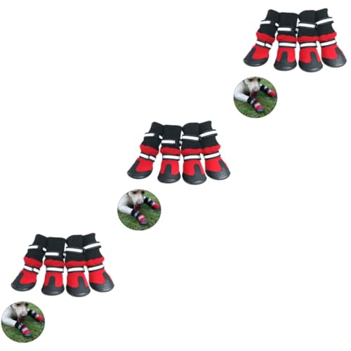 Sosoport 3St Schuhe für Hunde hundeschuhe Hunde Schuhe Dog Shoes Wasserdicht Schneestiefel für Welpen Pfote Haustier Hundestiefel Stiefel für Hunde der Hund Schutz Kurze Stiefel Hündchen Sosoport 3St Schuhe für Hunde hundeschuhe Hunde Schuhe Dog Shoes Wasserdicht Schneestiefel für Welpen Pfote Haustier Hundestiefel Stiefel für Hunde der Hund Schutz Kurze Stiefel Hündchen von Sosoport
