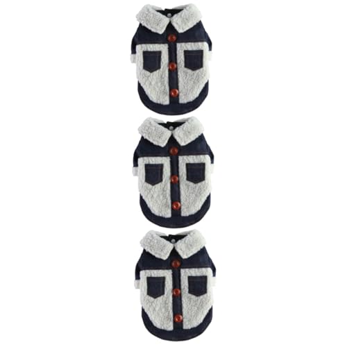 Sosoport 3St Kleidung für Haustiere Jacke mit Reißverschluss Welpenpullover hundemantel Dog Raincoat Kleider äntel Welpenmantel Winterjacke für Welpen atmungsaktiv Hundekleidung der Hund Sosoport 3St Kleidung für Haustiere Jacke mit Reißverschluss Welpenpullover hundemantel Dog Raincoat Kleider äntel Welpenmantel Winterjacke für Welpen atmungsaktiv Hundekleidung der Hund von Sosoport