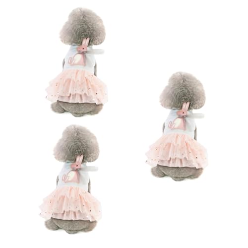 Sosoport 3St Kleid für Hund a Dogs Journey hundekostü kostüme für Hunde Hundereise Kleider Sommer Windeln für Papageienbabys Rock Partykleidung für Haustiere Haustierkleidung draussen Weiß Sosoport 3St Kleid für Hund a Dogs Journey hundekostü kostüme für Hunde Hundereise Kleider Sommer Windeln für Papageienbabys Rock Partykleidung für Haustiere Haustierkleidung draussen Weiß von Sosoport
