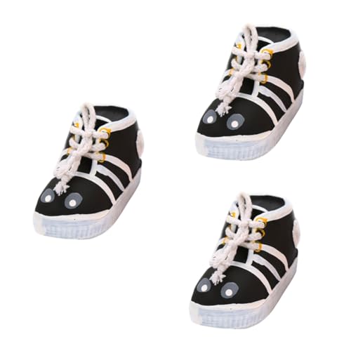 Sosoport 3st Schuhspielzeug Für Haustiere Quietschendes Katzenspielzeug Kauspielzeug Für Welpen Hunde-Teaser-Spielzeug Kauspielzeug Für Katzen Beißspielzeug Für Haustiere Zubehör Sauber von Sosoport
