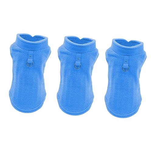 Sosoport 3St Winddichte Weste für Haustiere Winter-Welpen-Fleecemantel Hundemantel Dog Raincoat Hunde Mantel Muskelshirt äntel wasserdichte Hundekleidung Welpenmantel Weste verdicken von Sosoport