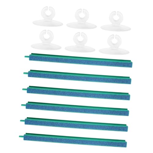 Sosoport 4 Aquarium Luftstein sauerstoffpumpe aquariumpumpen air Diffuser luftdiffusor airdiffusser Air-Stone-Bar Luftstein für Aquarien Blasendiffusor Aquariumzubehör Blasenstein Plastik von Sosoport
