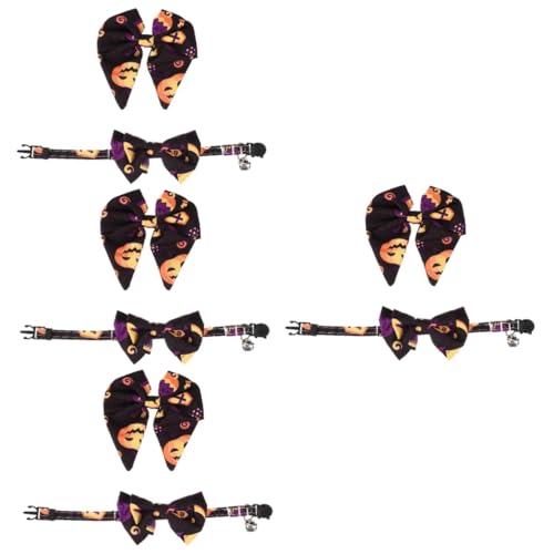 Sosoport 4 Sätze Halloween-Kragen Halloween- Für Leichtes Katzenhalsband Halloween-katzenhalsband Halloween-Katze Halskrawatte Für Haustiere Hund Baumwolle Polyester Sosoport 4 Sätze Halloween-Kragen Halloween- Für Leichtes Katzenhalsband Halloween-katzenhalsband Halloween-Katze Halskrawatte Für Haustiere Hund Baumwolle Polyester von Sosoport