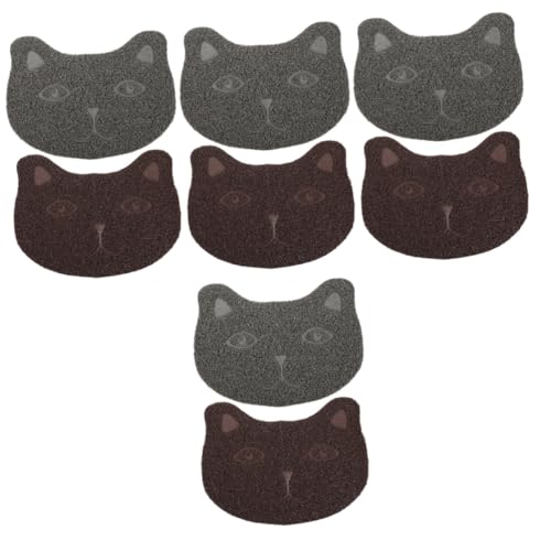 Sosoport 4 Sätze Katzenstreu Matte Katzentrainingsband Katzenhängematte Haustier Katzenstreu Groß Katzenspielzeug Kratzmatte Für Katzen Katzenteppich Ärger Und Katzenstreu PVC 2 Stück * 4 von Sosoport