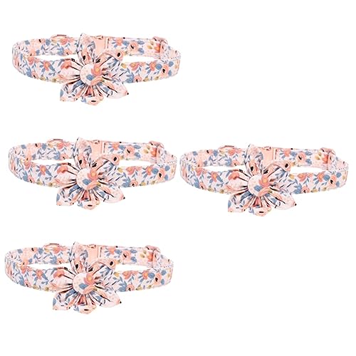 Sosoport 4stücke Lovely Hundehalsband Mit Blumenmuster Verstellbar Für Kleine Bis Große Hunde Aus Hochwertigem Atmungsaktivem Material Für Festliche Anlässe Und Partys Sicherer Sosoport 4stücke Lovely Hundehalsband Mit Blumenmuster Verstellbar Für Kleine Bis Große Hunde Aus Hochwertigem Atmungsaktivem Material Für Festliche Anlässe Und Partys Sicherer von Sosoport