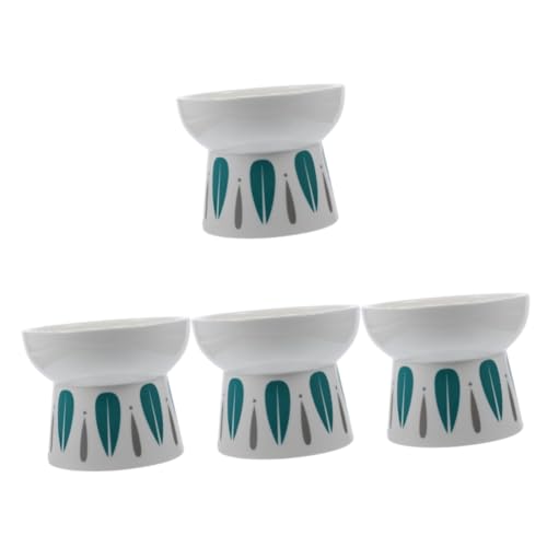 Sosoport 4 Stücke Elegante Design Katze Lebensmittel Gerichte Keramik Pet Schüssel Angehoben Katze Schalen Pet Feeder Zubehör Sosoport 4 Stücke Elegante Design Katze Lebensmittel Gerichte Keramik Pet Schüssel Angehoben Katze Schalen Pet Feeder Zubehör von Sosoport