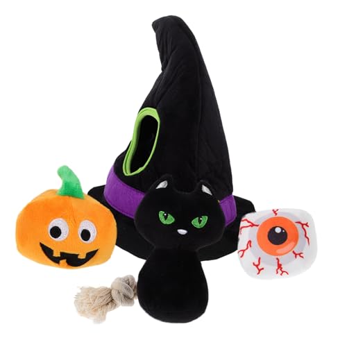 Sosoport 4stücke Teiliges Kauspielzeug Plüsch Für Hunde Widerstandsfähige Und Praktische Molare Spielzeuge Für Gesunde Zahnpflege Und Spaß Für Welpen An Halloween von Sosoport